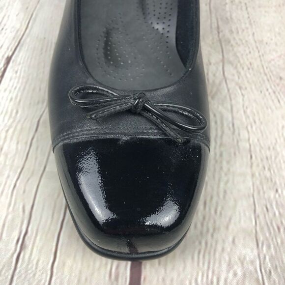 NWOT SAS Coco Slip On Loafer Black Bow Women's Sz 7.5 - Picture 4 of 11